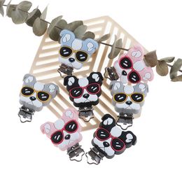 20pcs Bulldog Baby Silicone Clips Silicone Holder For Pacifier Clips Baby Teether Baby Pacifier Chain Nursing Nipples BPA Free