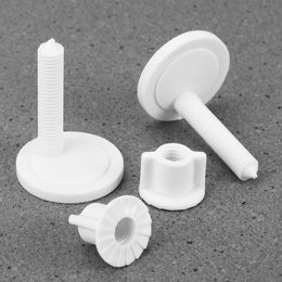 Toilet Replacement Screws Bolts Bolt Nuts Universal Hinge Plastic Screw White Screwdriver And For