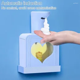 Liquid Soap Dispenser Automatic Foam Cute Sensor Hand Wash With Timer 400ml Rechargeable Supplies