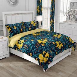 Nordic Bedding set Linens Duvet cover set Queen/King/Euro/140x200 size Bed Set Blanket/Quilt Covers for home floral Bedclothes