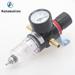 Pneumatic Air Source Treatment Philtre AFR2000 Adjustable Pressure Gauge 1/4" Pressure-relief 4mm 6mm 8mm 10mm 12mm Fittings