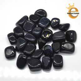 Blue Goldstone Sand Crystal Tumbled Bulk Healing Mineral Specime Gemstones Gem Raw Aquarium Decoration