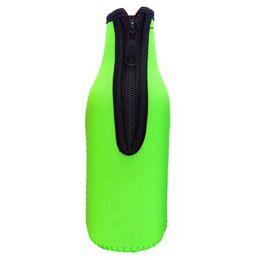 330ml Zip Beer Bottle Sleeves Holder Thick Home Bar Neoprene Insulated Cover