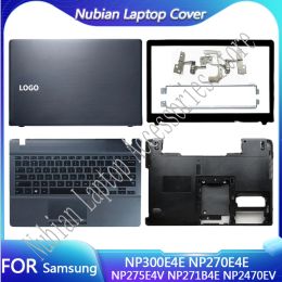 Cases NEW For Samsung NP300E4E NP270E4E NP275E4V NP271B4E NP2470EV Laptop LCD Back Cover Front Bezel keyboard Bottom Case 14"