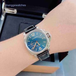 Mens Watch Mechanical Watch Luxury Ready to Take - Pana Hai Lu Mino Du Er Series Pam00927 Automatic Mechanical Blue Face Fashion Mens Watch