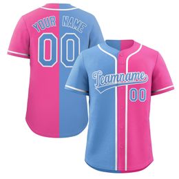 Custom Baseball Jersey Full Sublimated Team Name&Numbers Breathable Button-down V-neck Shirts Adults/Kids Softball Uniforms