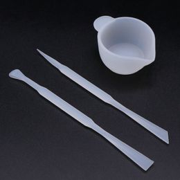 1 Set Mix Cup Silicone Mold Epoxy Resin Tools DIY Jewelry Making Stick Handmade Accessories Drop Shipping