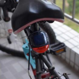 2 Lamps Bicycle Solar Tail Light Three Flashing Modes Mountain Bike Taillight Waterproof Cycling Accessories