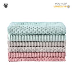 5/10PCS Double-side Microfiber Kitchen Dish Cloth Non-stick Oil Household Cleaning Cloth Home Towel Kichen Tools and Accessories