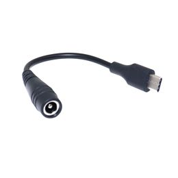 DC5.5 x 2.1 / 5.5*2.5mm Female jack to Type-C USB 3.1 Male Plug Micro usb male DC Power Connector Adapter DC to Type c male 10cm