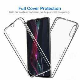 Double Sided Clear Case For Huawei Honour 9C 8X 8A 10i 20S 10 Lite Mate 20 Pro 9X Premium Nova 7i 5t Front Back Cover