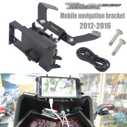For YAMAHA TMAX 530 T-MAX 530 2012-2016 Windscren Bracket Mount Smartphone GPS Holder