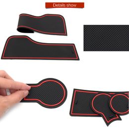 Door Groove Dust-proof Pad For Volvo XC60 R-Design 2009~2017 Rubber Anti-slip Mat Cup Holder Pad Gate Slot Lnter Car Accessorie