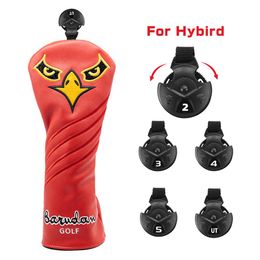 Golf Club Headcover Golf Driver Wood Head Cover Fairway Wood Cover Hybrid Cover with Number Tags