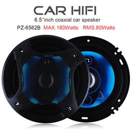 2pcs 6.5 Inch 180W 12V Car Coaxial Horn Auto Audio Music Stereo Full Range Frequency Hifi Speakers Non-destructive Installation