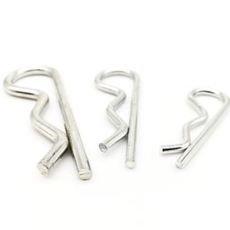 M1 M1.2 M1.6 M1.8 M2 M2.5 M3 M3.5 M4 M5 M6 Steel R Type Spring Cotter Pin Wave Shape Split Clip Clamp Hair Tractor Pin for Car