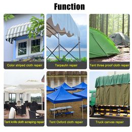 5x8m Strong Tent Repair Tape Tarpaulin Canopy Repairs Adhesive Tape Self Adhesive Wall Crack Roof Duct Hose Repair Flex Tapes