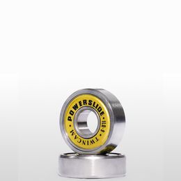 100% Original Powerslide ILQ-9 Bearings 16pieces 608 Inline Skates Bearing Miniature Ball Radial Ball Bearings EVO Gold Cover