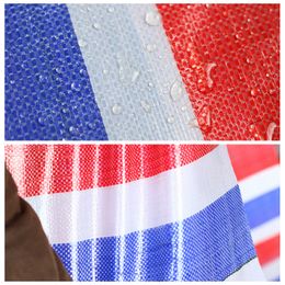 120g/m2 PE 3-Colors Striped Rainproof Cloth Tarpaulin Pet Dog House Shed Shading Sails Cover Outdoor Awning Waterproof Cloth