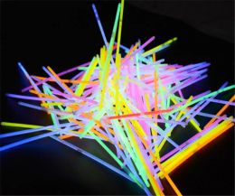 10Pcs Mix Colour Glow Stick Safe Light Stick Necklace Bracelets Fluorescent for Event Festive Party Supplies Concert Decor