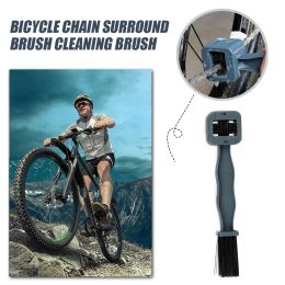 Plastic Bicycle Chain Cleaner Brushes MTB Mountain Bike Machine Washer Brush Scrubber Cycling Riding Cleaning Maintenance Tools