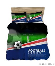 AHSNME Football Sport Bedding Set Basketball Duvet Cover Boy Birthday Gift Sports Bed Set 2/3pcs Single Bed Quilt Cover