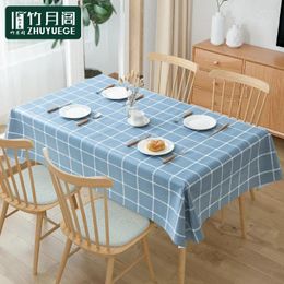 Table Cloth PVC Tablecloth Waterproof And Oil Resistant Rectangular Dining Tea Mat