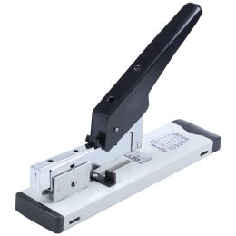 Clips Huapuda Heavy Type Metal Stapler Bookbinding Stapling 120 Sheet Capacity Office Tools