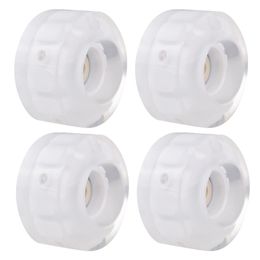 NEW 4pcs Luminous Light Up Roller Skate Wheels with Bearings Roller Skates Accessories