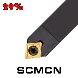 1PC SCMCN1212H09 SCMCN1616H09 SCMCN2020K09 SCMCN2525M09 External Turning Tool Holder SCMCN CNC Lathe Tool
