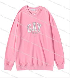 Women Designer Sweatshirt Mens Autumn Fashion Hoodies Luxury Designers Pullover Sweaters Letter Printed Men S Clothing Pink Sweats4863246