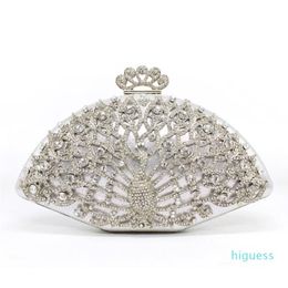 HBP Evening Bags Women Diamond Crystal Party Clutch Bag Fashion Bridal Wedding Handbag245h