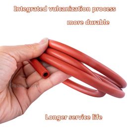 1M I.D 3~10-38mm Hi-quality Rust Red Silicone Hose Flexible Silica Gel Pipe Food Level Safety Soft Pipe Aquarium Air Pump Hose