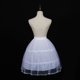 Petticoat Crinoline Short Half Slips Wedding Accessories 19.7 Inches White Hoop Skirt Vintage Underskirt for Women Girls