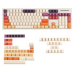 Accessories 1.7mm Thickness German French ISO Cloud Dye Sub Keycaps Thick PBT Cherry Profile Keycap set For QWERTZ AZERTY MX Keyboard