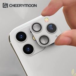 Hot Modified Lens Seconds Change Model For iPhone XR X XS MAX 12 To 13 13min 12Pro 11 PRO MAX Film Camera Len Stickers Protector