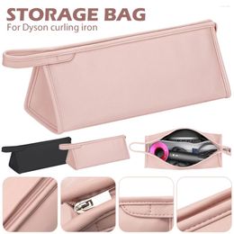 Storage Bags Hair Dryer Carrying Case Waterproof Bag PU Leather Zipper Make Up Portable Travel Organizer