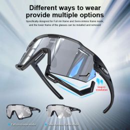X-Tiger XTS Cycling Glasses Replacement Lens Glasses Accessories Lens Myopia Frame Photochromic Lens Bike Sunglasses Lower Frame