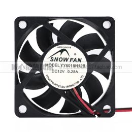 Cooling 6CM 6015 12V dual ball cooling fan YY6015H12B 12V 0.28A