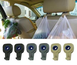 New 2 Pcs Car Interior Accessories Portable Auto Seat Hanger Purse Bag Organiser Holder Hook Headrest Whole4907542