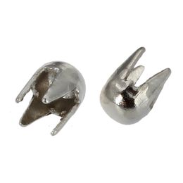 1000 Silver Copper Round Rivet Spike Studs Spots DIY Rock Punk 2.5mm