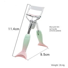 Mermaid Handle Eyelash Curler and Comb Multicolor Fake Eye Lash Aids Makeup Tool Wholesale in Bulk