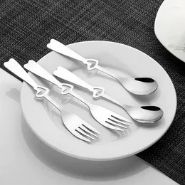 Coffee Scoops 4pcs Stainless Steel Teaspoon For Dessert Ice Cream Stirring Small Spoons Kitchen Accessories Mini Spoon Set Creative