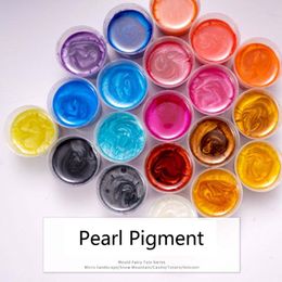 41Color Pearl Mica Powder Epoxy Resin Colorant Dye Pearl Pigment Jewelry Making Material Crystal Mold Resin Pigments Soap Makin