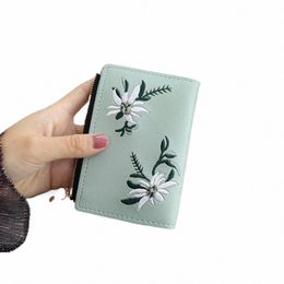 new Women's Wallets Print Fr Short Wallet For Woman Zipper Mini Coin Purse Ladies Small Wallet Female Leather Card Holder y6CU#