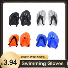 Swimming Paddles Hand Swim Training Paddles Glove Training Adjustable Hand Webbed Gloves Pad Fins Flippers For Men Women Kids