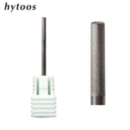 HYTOOS Extra Fine Carbide Nail Drill Bits 3/32" Best Quality Nail Buffer Bit Nail Drill Accessories Polishing Grinding Tools