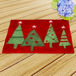 Carpet Segment Embroidery Material Package Christmas Stocking Latch-Hook-Kit DIY Handmade Embroidered Accessory latch hook kleed