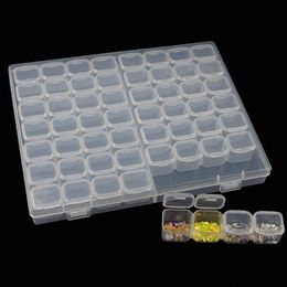 56pcs Bottles Diamond Painting Tools Accessories Storage Box Beads Container Diamond Embroidery Stone Mosaic Convenience Box