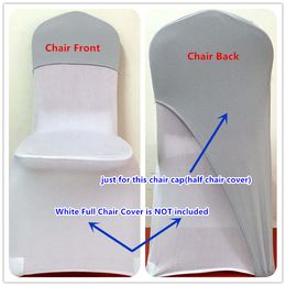 25pcs Spandex Stretch Chair Caps Elastic Chair Hoods Wedding Half Chair Covers Hotel Event Party Banquet Decoration